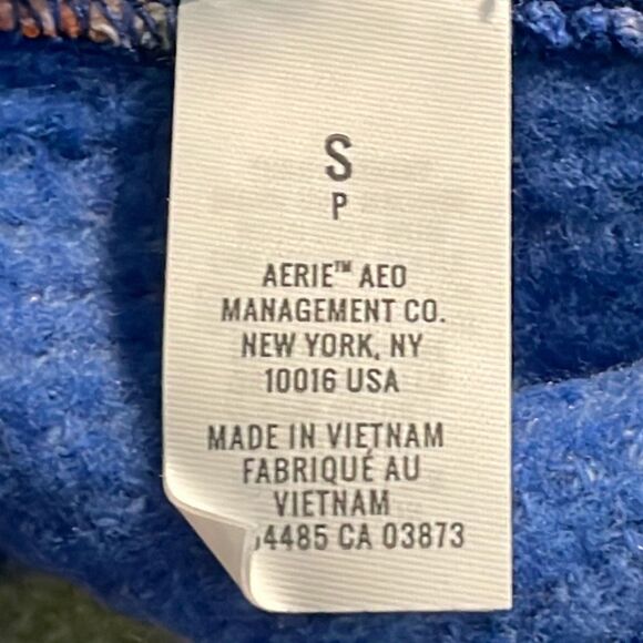 Aerie Dachshund Print Pajama Leggings Blue Waffle Knit Lounge Pants Jogger S - Picture 7 of 10